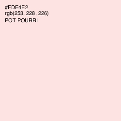 #FDE4E2 - Pot Pourri Color Image